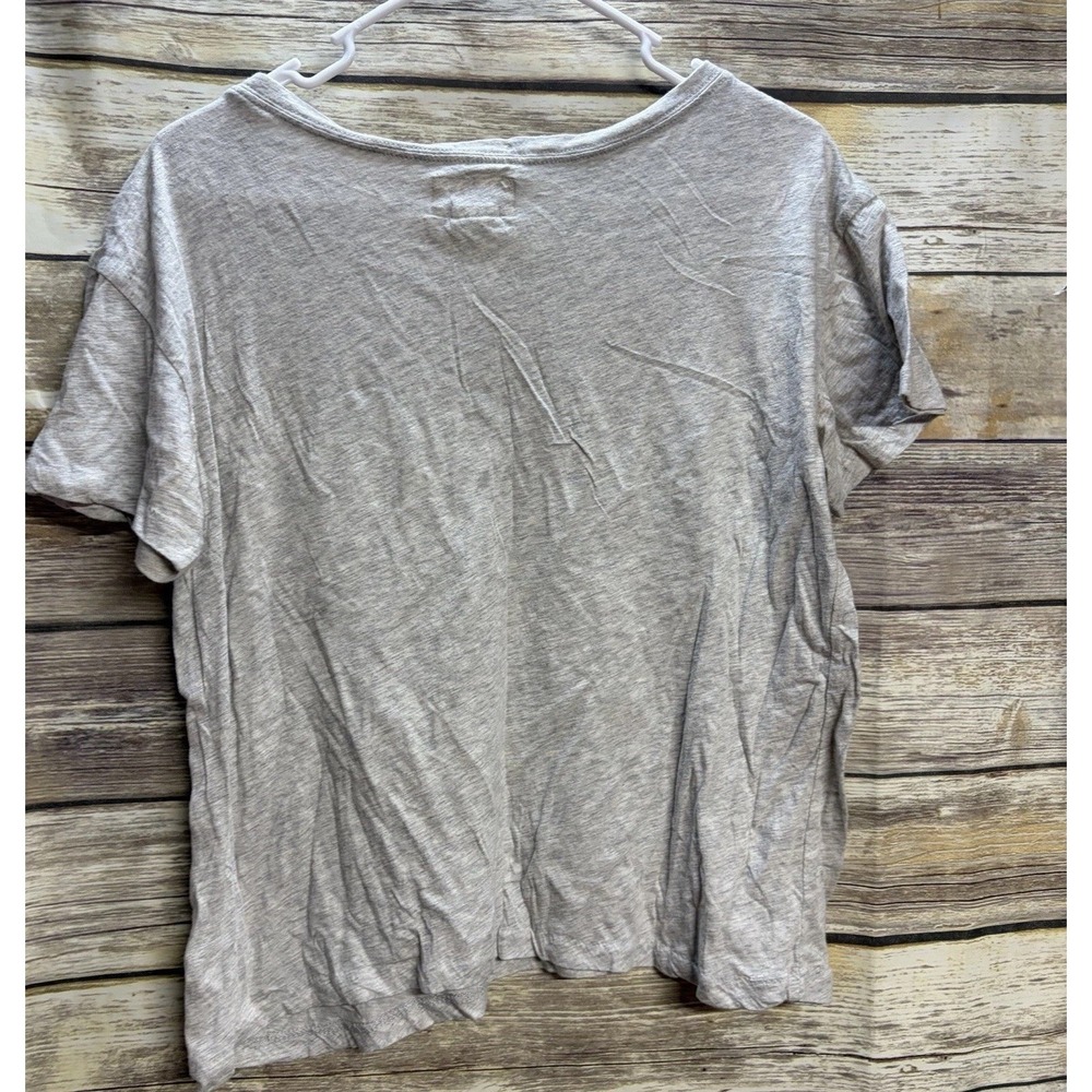 Ralph Lauren Denim & Supply women's Medium gray flag pocket tee Shirt - Picture 2 of 5